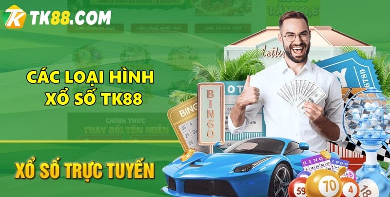 Loại hình xổ số tại TK88