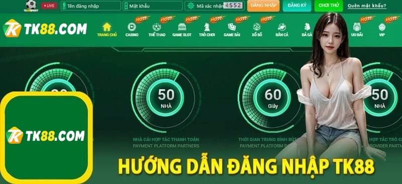 Hướng dẫn đăng nhập TK88